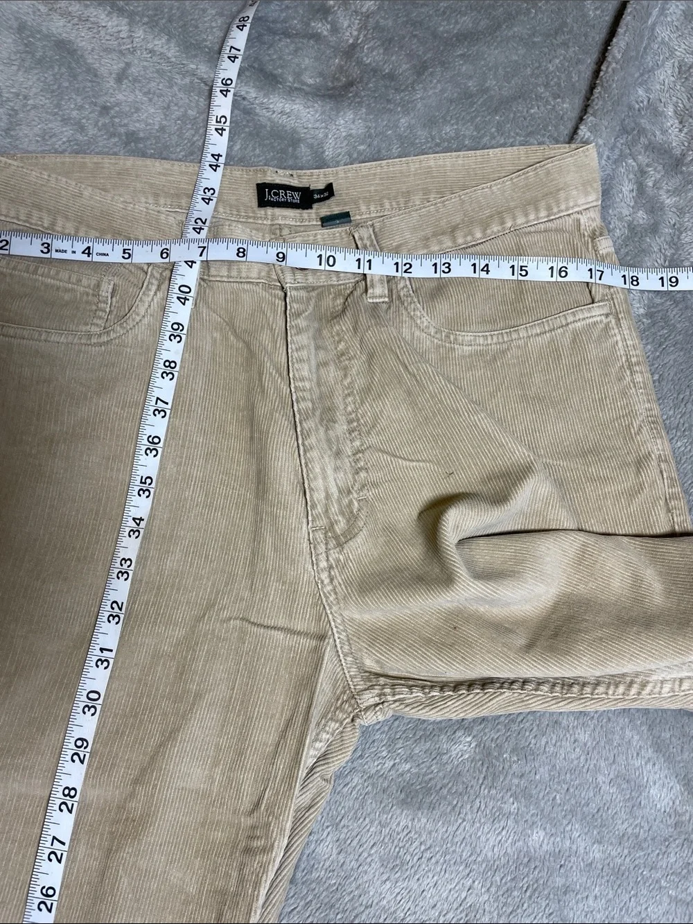 J.Crew Factory Beige Corduroy Pants